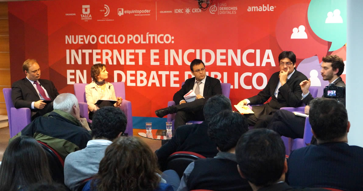 Nelson Rodríguez-Peña en foro Internet e Incidencia de Fundación Democracia y Desarrollo
